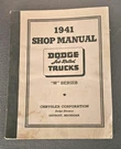 1941 Dodge Trucks W Series Shop Manual Dealer Service D-9302 Detroit 2ND Edition. Fixed Price $29.97.