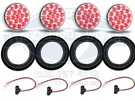 Trux TLED-4X40 Inch Round 19 Diode Red/white Dual Revolution Light. Fixed Price $200.00.
