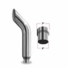 Trux TSK75-BO48 7IN.-5IN. Reduced Dia. Bullhorn Top Truck Exhaust Stack 48IN.L. Fixed Price $601.14.