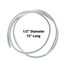 United Pacific 34802 72-IN Chrome Wire Loom 1/2-IN Diameter. Fixed Price $16.10.