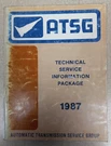 Atsg Technical Service Information Package 1987 Manual. Fixed Price $9.99.