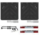 Angled Mud Flap Hanger Kit B25 Automann 562.312 AM562312BKB W/ Reflective Tap.... Fixed Price $99.99.