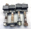 4 Thermo King Tripac, Dynasys, Carrier, Rigmaster Apu Mounting Clamps 116200-16. Fixed Price $195.00.
