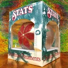 Vintage Jumbo Bauble Stats Christmas Ornament Poinsettia Blown Glass Large Rare. Fixed Price $47.99.