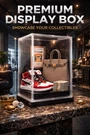 Extra Tall Acrylic Display High (12X14X24IN) Clear Collectible Showcase. Fixed Price $34.99.