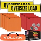 Vulcan Standard Oversize Load Banners, Multi-color Flags & Magnets Kit. Fixed Price $76.99.
