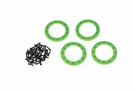 Traxxas 8169G Green Aluminum 1.9 Bead-lock RINGS(4) SCREWS(48): 1/10 TRX-4. Fixed Price $32.95.