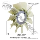 Automann 810.FB9922 Fan Blade. Fixed Price $487.35.