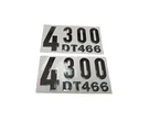Set 2 Emblems Fits International 4300 Dt 466 Truck Chrome. Fixed Price $49.99.