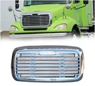 Chrome Bumper Cover Grille W/bug Screen For Freightliner Replaces A17-15107-000. Fixed Price $200.19.