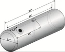 For Peterbilt 389 2006-2024 Fuel Tank Right , Md. Fixed Price $1061.79.