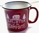 Camco "life Is Better At The Campsite" Ceramic Coffee Mug 14 Oz. Brand New. Fixed Price $16.50.