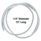 Wire Loom 1/4" Id 72" Long Chrome Plastic For Peterbilt Kenworth Hot Rod Classic. Fixed Price $10.44.
