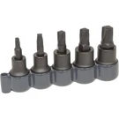 Lisle 82400 Mortorq Bit Set, Alloy Steel Sockets, 3/8" Square Drive, 5 Piece. Fixed Price $35.07.
