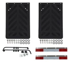 Angled Mud Flap Hanger Kit B25 Automann 562.312 AM562312BKB W/ Reflective Tap.... Fixed Price $109.99.