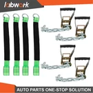Labwork Lasso Car Tie Down Chain Anchors 2"X96" 4 Pack High-viz 3300 Lbs Swl. Fixed Price $72.12.