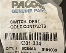 Kenworth K301-334 Jake Switch Dpst. Fixed Price $70.00.