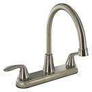 Valterra Phoenix Brushed Nickel Hi-arc Hybrid Lavatory Faucet W Lever Handle. Fixed Price $82.73.