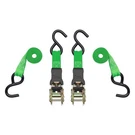 Smartstraps Ratchet - 6FT Grn Padded 2PK 1,500LB Pack, Green. Fixed Price $13.55.