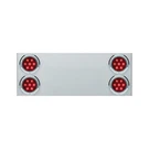 United Pacific 34150 Stainless Steel Rear Center Panel With Red Led And Lens,. Fixed Price $221.88.