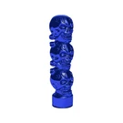 United Pacific 70539B Skull Gearshift Knob Indigo Blue, 1/2" 13, Thread On. Fixed Price $75.53.
