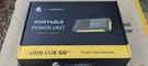 Lion Energy Cub Go Portable Power Unit 120WH 5V/2.4A And Solar Panel. Fixed Price $200.00.