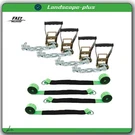 4 Pack High-viz 3300 Lbs Swl Labwork Lasso Car Tie Down Chain Anchors 2"X96". Fixed Price $74.44.