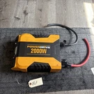 Powerdrive PD2000 Watt Inverter With Bluetooth Yellow. Fixed Price $159.99.