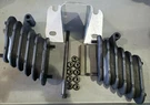 One Pair Hendrickson Haulmaax 460 Bolster Springs Wear Plate 64179-048 64179-037. Fixed Price $239.00.
