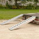 8' X 16" Step Deck Trailer Ramps 20,000 Lb Double Pin-on Ends 20-16-096-02-02-L. Fixed Price $2449.99.