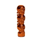 United Pacific 70541B Skull Gearshift Knob Cadmium Orange, 1/2" 13, Thread On. Fixed Price $75.53.