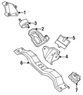 Genuine Volvo Trans Mount Bracket Insulator 1357845. Fixed Price $40.03.