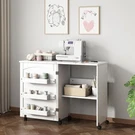Folding Craft Cart&sewing Cabinet Miscellaneous Kit Desk With. Fixed Price $154.31.