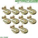 All-carb 10PCS 1/2" G70 Clevis Grab Hooks Wrecker Tow Chain Flatbed Truck Traile. Fixed Price $60.83.