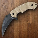 United Cutlery Usmc Assisted Folding Knife 3.25" Stainless Blade Tan G10 Handle. Fixed Price $21.59.