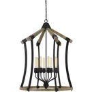 Cal Lighting & Accessories FX-3707-8 Dali Chandelier Iron Oak. Fixed Price $1448.00.