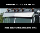 Peterbilt Rdw 35016 Ultracab Regular Drop Bow-tie Visor Brkts 02- 05. Fixed Price $803.11.