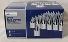 Box Of 60 United Pacific 10769CB 33MM 1/8 Chrome Plastic Spike Nut Covers. Fixed Price $64.00.