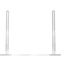 Lot Of 10 Gg Grand General (30518) 24" X 21" Chrome Mud Flap Holders. Fixed Price $35.95.