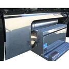 Aranda P-1182 Peterbilt 389 Stainless 3" Cab Panel With Integrated Body For Pai. Fixed Price $882.40.