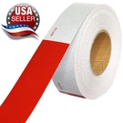 Red White High-intensity Honeycomb Reflective Tape, DOT-C2 Conspicuity. Fixed Price $22.25.