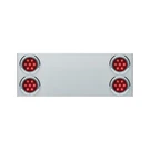 United Pacific 33-3/4"REAR Center Panel W/4 7LED 4"LIGHT & Bezel Red LENS-1. Fixed Price $264.99.