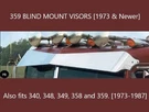 Replaces Peterbilt 359 Exterior Sun Visor , Co. Fixed Price $841.61.