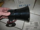 New Sho-me ABLE2 Speaker Alarm Siren Horn 12V 5" X 6" Long # SK-502 (?). Fixed Price $49.99.