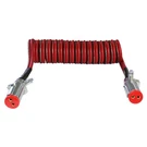Tectran 7DV6222MW Trailer Cable 12 Ft., Dual Pole, Powercoil, 4 And. Fixed Price $193.99.