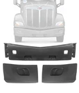 Peterbilt 579 2013-21 Bumper Set 3PCS Without No Fog Left Right Center Assy. Fixed Price $650.00.