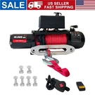 Heavy Duty 10000LBS 12V Electric Winch 85FT Red Synthetic Rope For Truck Trailer. Fixed Price $249.98.
