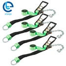 Lasso Car Tie Down Chain Anchors 2"X96" 4 Pack High-viz 3300 Lbs Swl. Fixed Price $71.71.