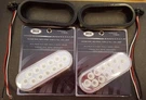 (2) 12 Led 6" Oval Clear Lens Chrome/mirror Back Finish Stop Tail Turn Kit. Fixed Price $52.00.