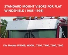 Replaces Kenworth T800 Exterior Sun Visor , Co. Fixed Price $994.52.